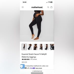 Nwt maternity leggings